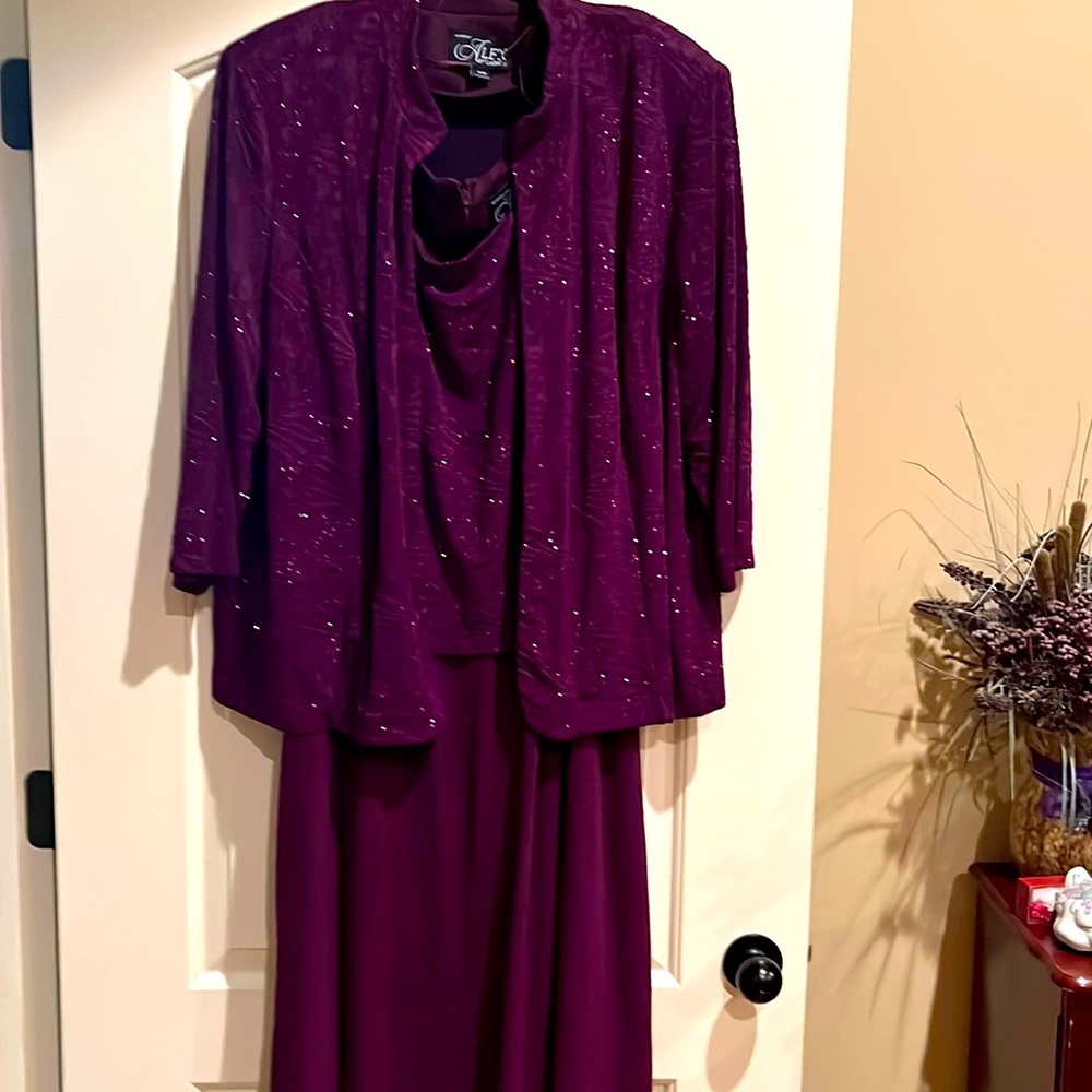 Alex Evening Dress Deep Purple